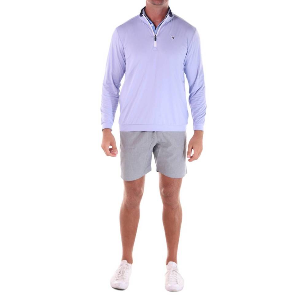 NEW WHITE WATER LIFE long beach quarter zip in grey
